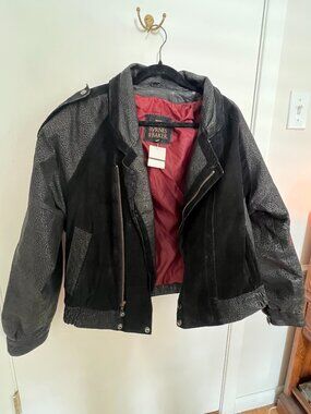 Vintage 90s Byrnes & Baker Leather Jacket Thinsulate Med